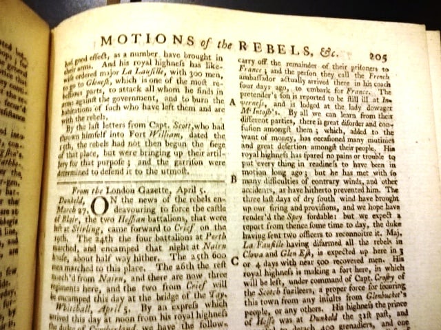 1746 Magazine Jacobite Rebellion Fort William - 3