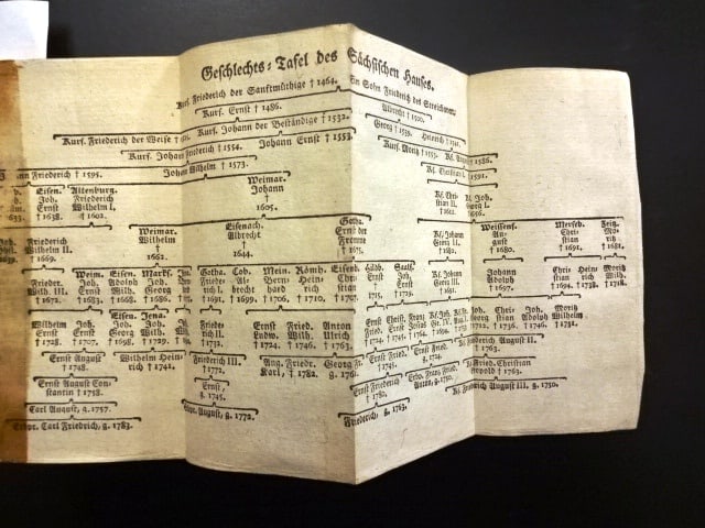 18th C German Genealogical Work Gold Fore Edges (1 of 3)
