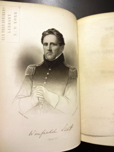 1864 Memoirs of General Winfield Scott: Title: 1864 Memoirs of General Winfield Scott Additional Info: “Memoirs of Lieut- General (Winfield) Scott written by himself in two volumes printed at New York by Sheldon and Company 1864, Two volu
