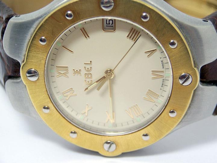 Mens S/Steel & 18k EBEL SPORTWAVE Quartz Watch Ref. E6187613* EXLNT* SERVICED - 6