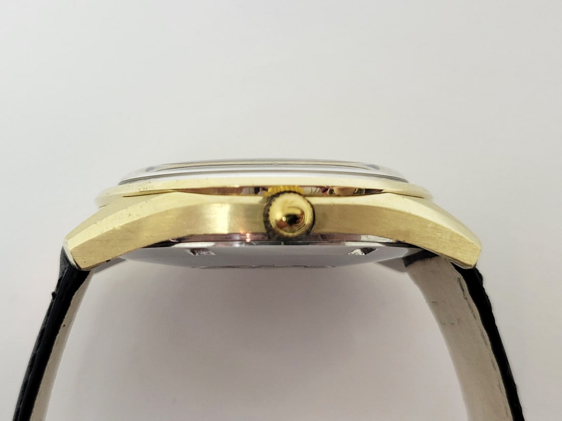Vintage 14k-Steel OMEGA SEAMASTER Automatic Day Date Watch Cal 752 168.028 EXLNT - 5
