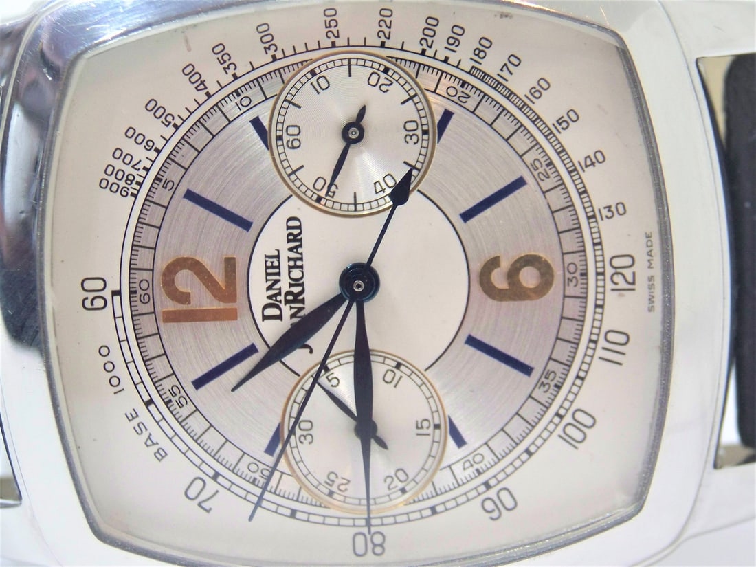 Mens S/Steel DANIEL JAENRICHARD Chronograph Automatic watch Ref 30016* EXLNT - 5