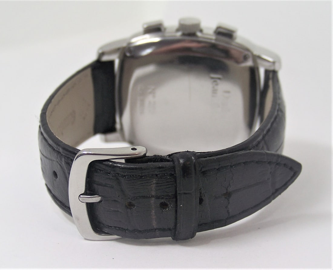 Mens S/Steel DANIEL JAENRICHARD Chronograph Automatic watch Ref 30016* EXLNT - 7
