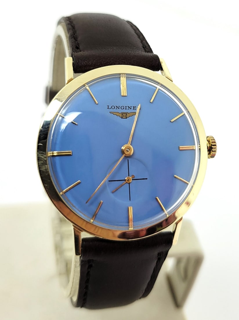 Vintage 14k Yellow LONGINES Winding Watch Ref 1017 1960s Cal 19.4 EXLNT SERVICED - 2