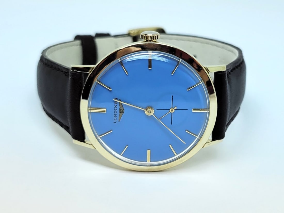 Vintage 14k Yellow LONGINES Winding Watch Ref 1017 1960s Cal 19.4 EXLNT SERVICED - 3