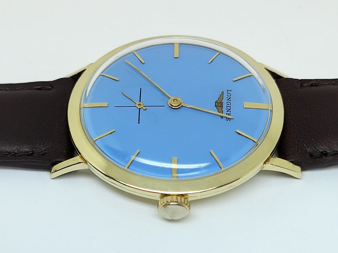 Vintage 14k Yellow LONGINES Winding Watch Ref 1017 1960s Cal 19.4 EXLNT SERVICED - 7