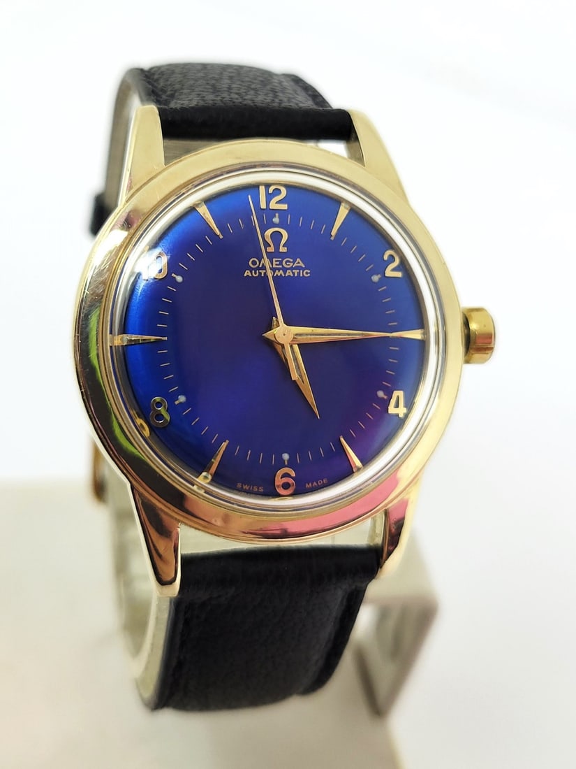 Vintage Solid 14k Gold OMEGA GX6546 Automatic Watch Cal 500 c.1958* EXLNT: Vintage Solid 14k Gold OMEGA Automatic Watch Cal 500 c.1958 GX6546* EXLNT* Serviced? This Men's Omega watch is Swiss-made Great present for yourself or someone you love, as well as for vintage collect