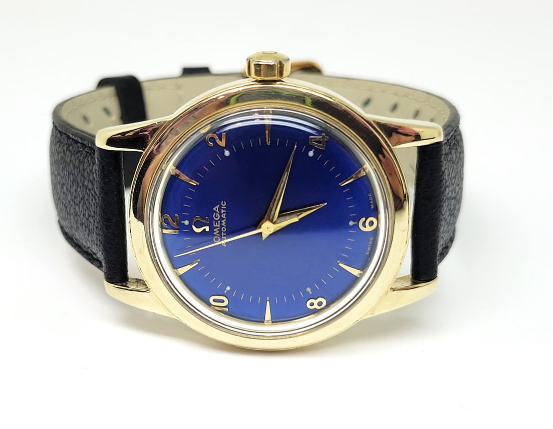 Vintage Solid 14k Gold OMEGA GX6546 Automatic Watch Cal 500 c.1958* EXLNT - 2