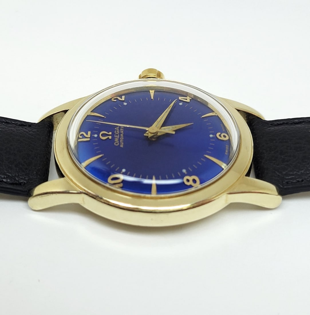 Vintage Solid 14k Gold OMEGA GX6546 Automatic Watch Cal 500 c.1958* EXLNT - 7