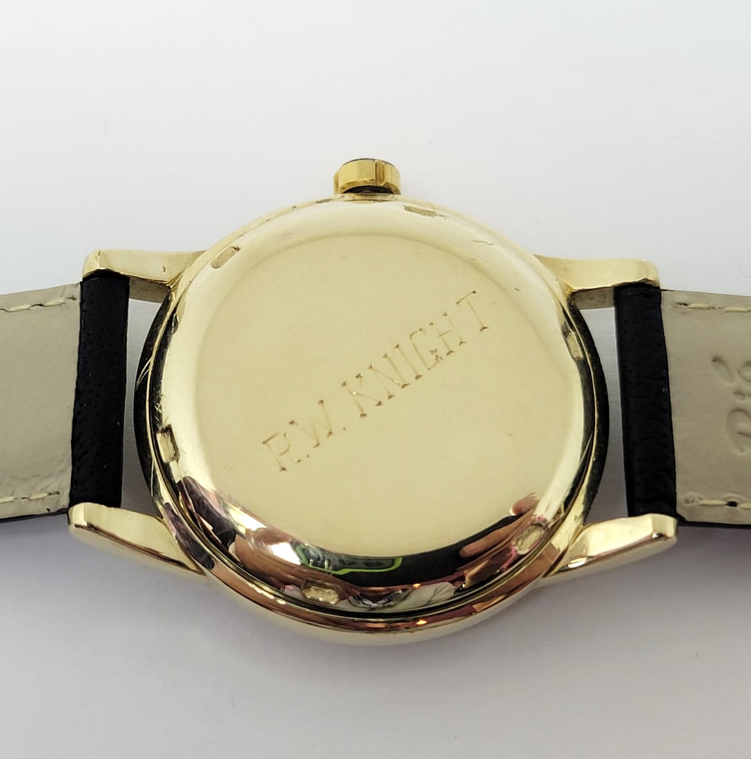 Vintage Solid 14k Gold OMEGA GX6546 Automatic Watch Cal 500 c.1958* EXLNT - 9