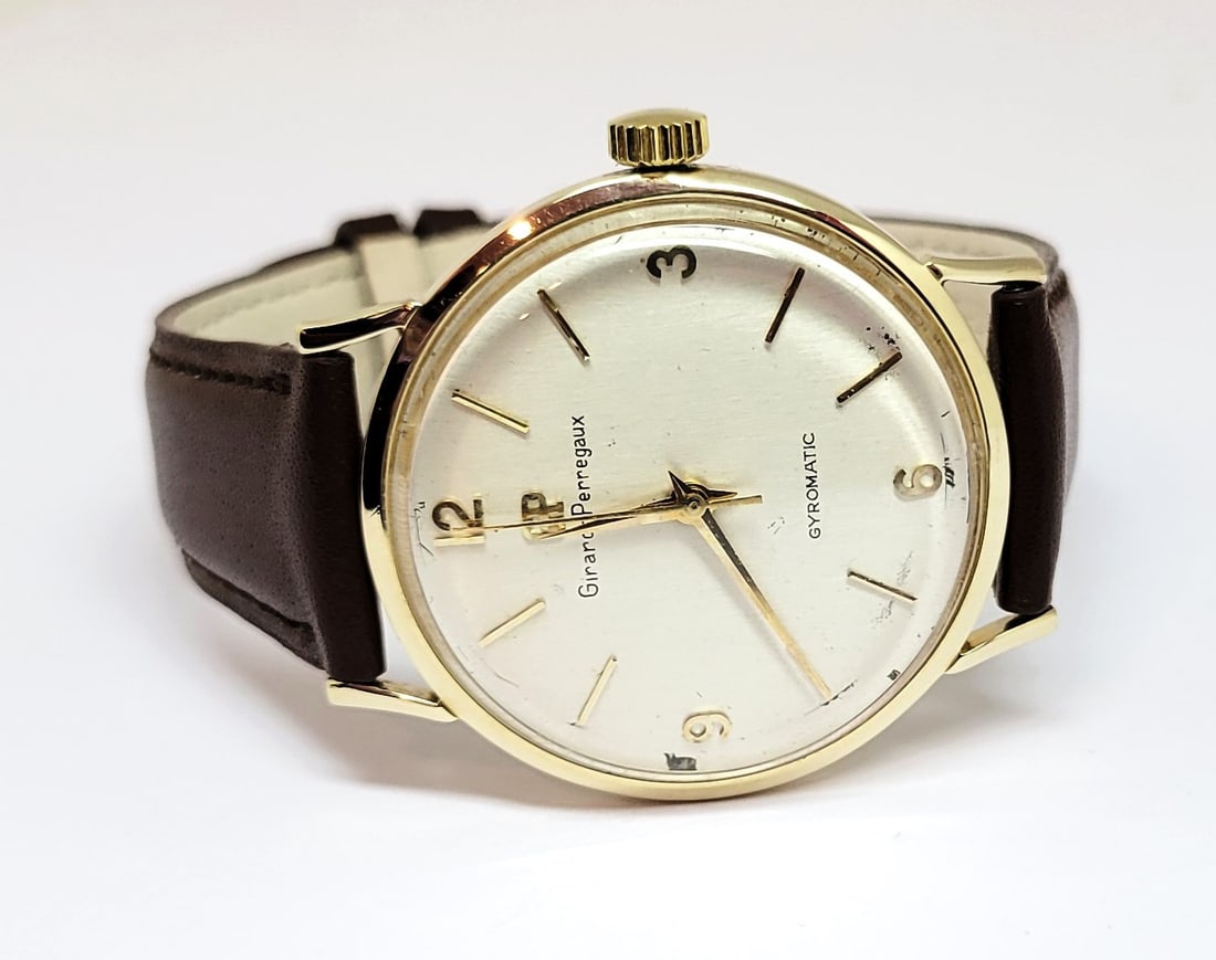 Vintage 14k GIRARD PERREGAUX Mens Automatic Watch 1960s* B1998* EXLNT - 3