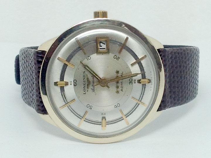 10k GF LONGINES ADMIRAL 5 STAR Automatic Watch 1960's Cal 501* EXLNT SERVICED - 2
