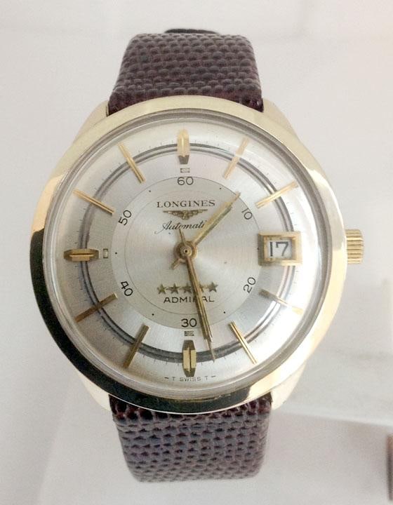 10k GF LONGINES ADMIRAL 5 STAR Automatic Watch 1960's Cal 501* EXLNT SERVICED - 9