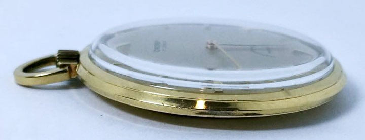 Vintage CROSBY Mens 17J Winding Open Face Pocket watch * EXLNT Condition! - 4