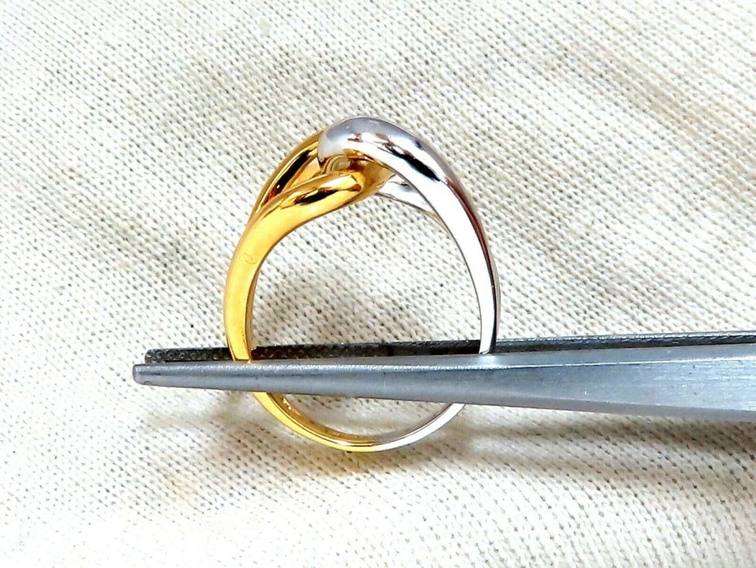 3D Knot Mod Trend Ring 18kt Gold 10947 *v - 5