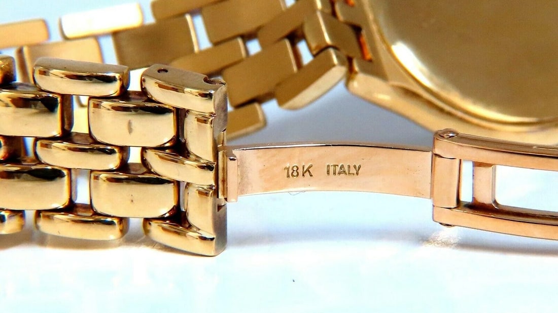 Cyma ladies gold diamond watch 14 karat** - 7