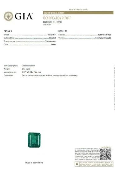 GIA Certified 8.73 Carat Lab Emerald Pink Sapphire Diamonds Ring 14kt 41100* - 5