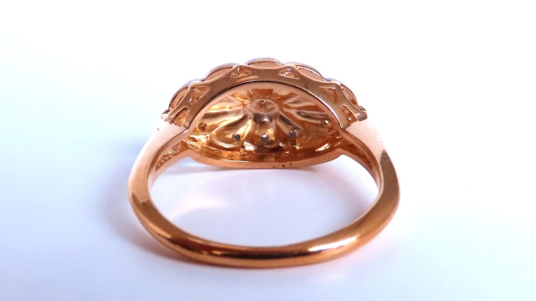 .04ct Restored European Vintage Ring 14kt Gold 41147 *v - 6