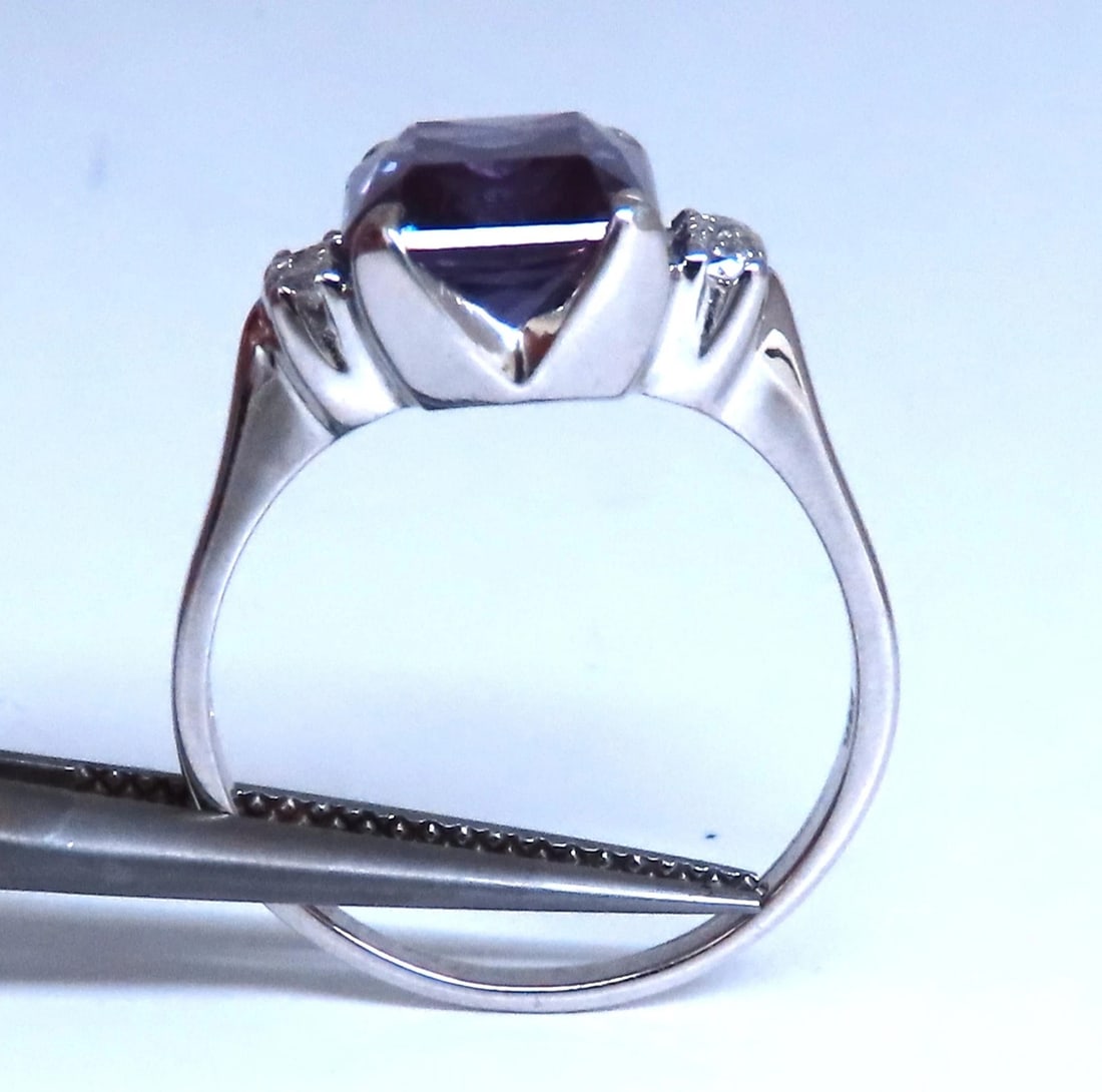 4ct Lab Alexanderite Diamonds Ring 10kt Gold 16511** - 5