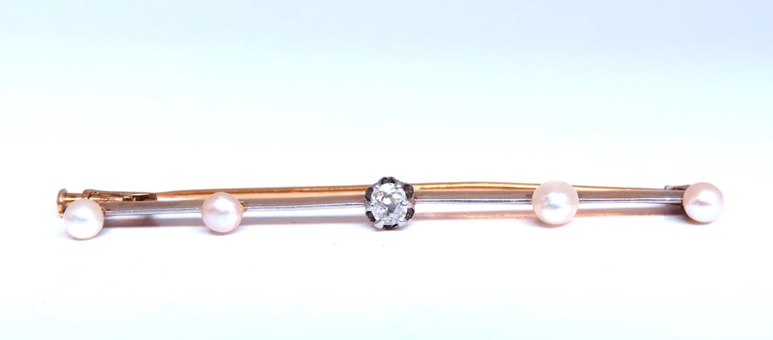 Prominent Estate Elite 0.50ct Natural diamonds Tie Bar Brooch Pin 14kt 12553**: Title: Prominent Estate Elite 0.50ct Natural diamonds Tie Bar Brooch Pin 14kt 12553** Description: Prominent Estate Elite 0.50ct Natural diamonds Tie Bar Brooch Pin 14kt 12553 $1,200.00 PRODUCT