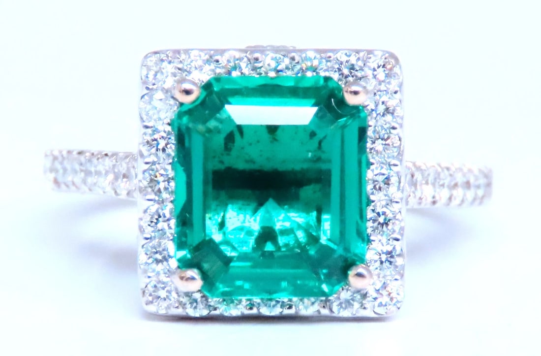 Classic Columbian Simile Processed Emerald 14kt Gold 12550** - 2
