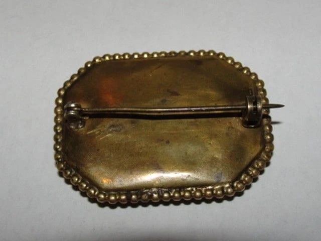 Victorian Pietra Dura Pin - 4