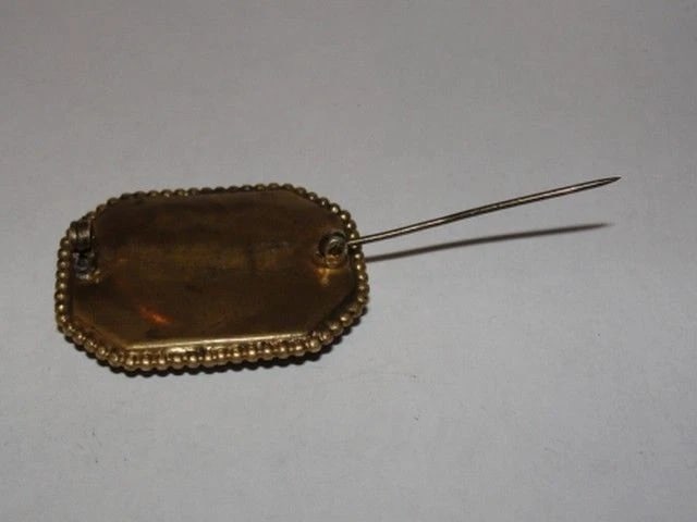 Victorian Pietra Dura Pin - 5