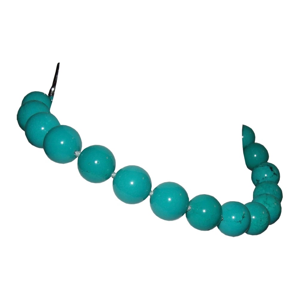 Turquoise Large Beaded Princess Necklace Alberto Juan - 3