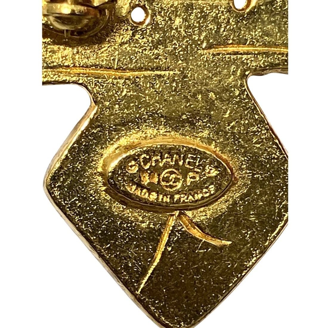 Vintage Chanel CC Coco Mark Cross Ethiopian Eastern Orthodox Pin Brooch - 6
