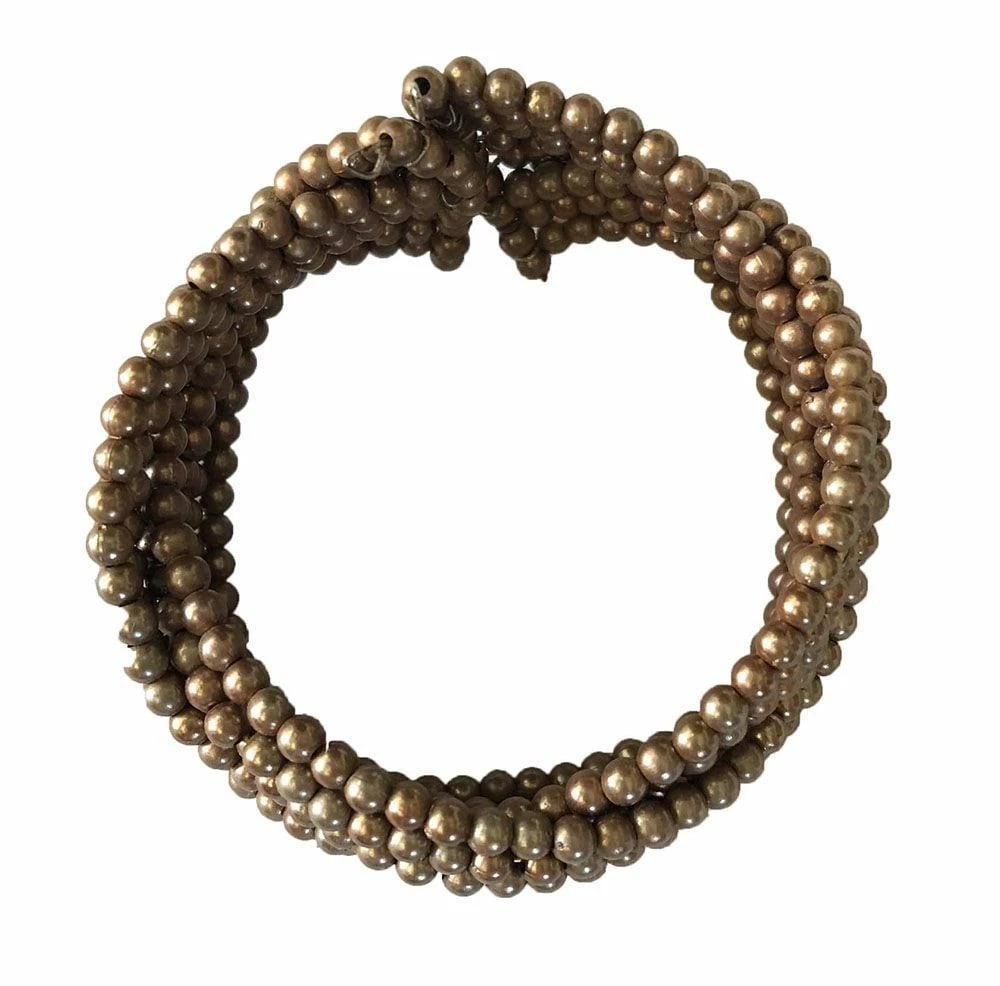 New Brown Rigid Similated Pearl Bracelet. - 4
