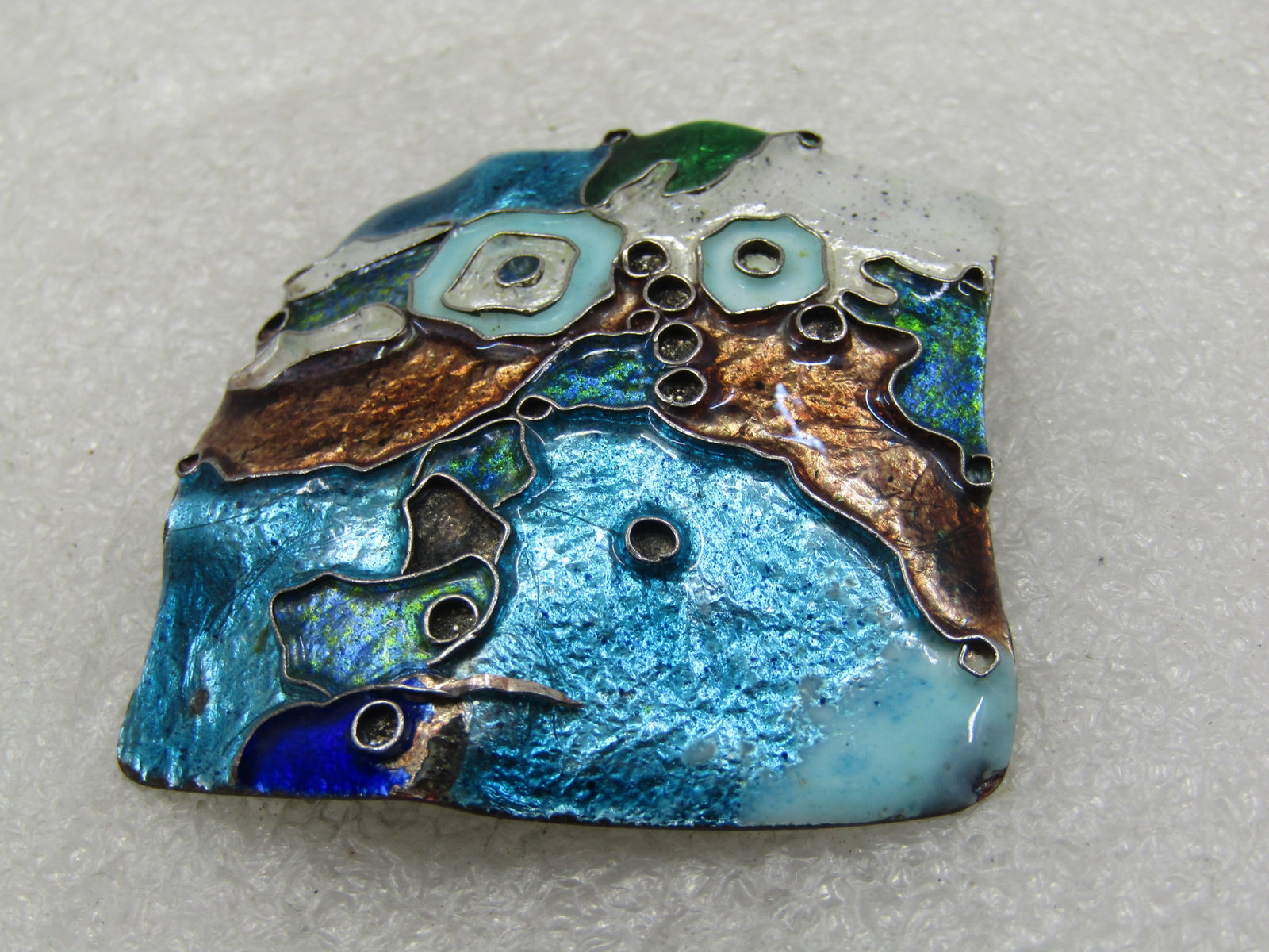 Vintage Mod Abstract Brooch, Elfi Muller & Co., Mid-Century - 3