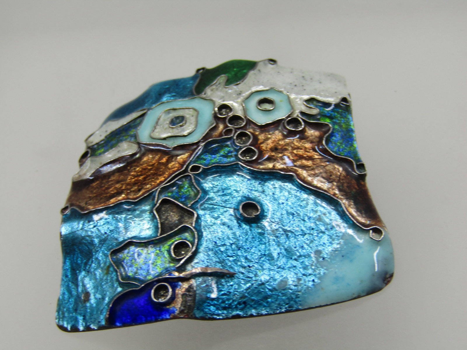 Vintage Mod Abstract Brooch, Elfi Muller & Co., Mid-Century - 6