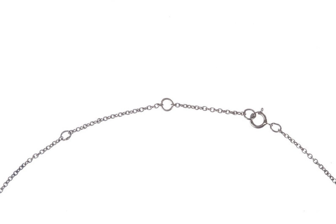 Sterling Silver Blue Sapphire and Ruby Necklace Alberto Juan - 5