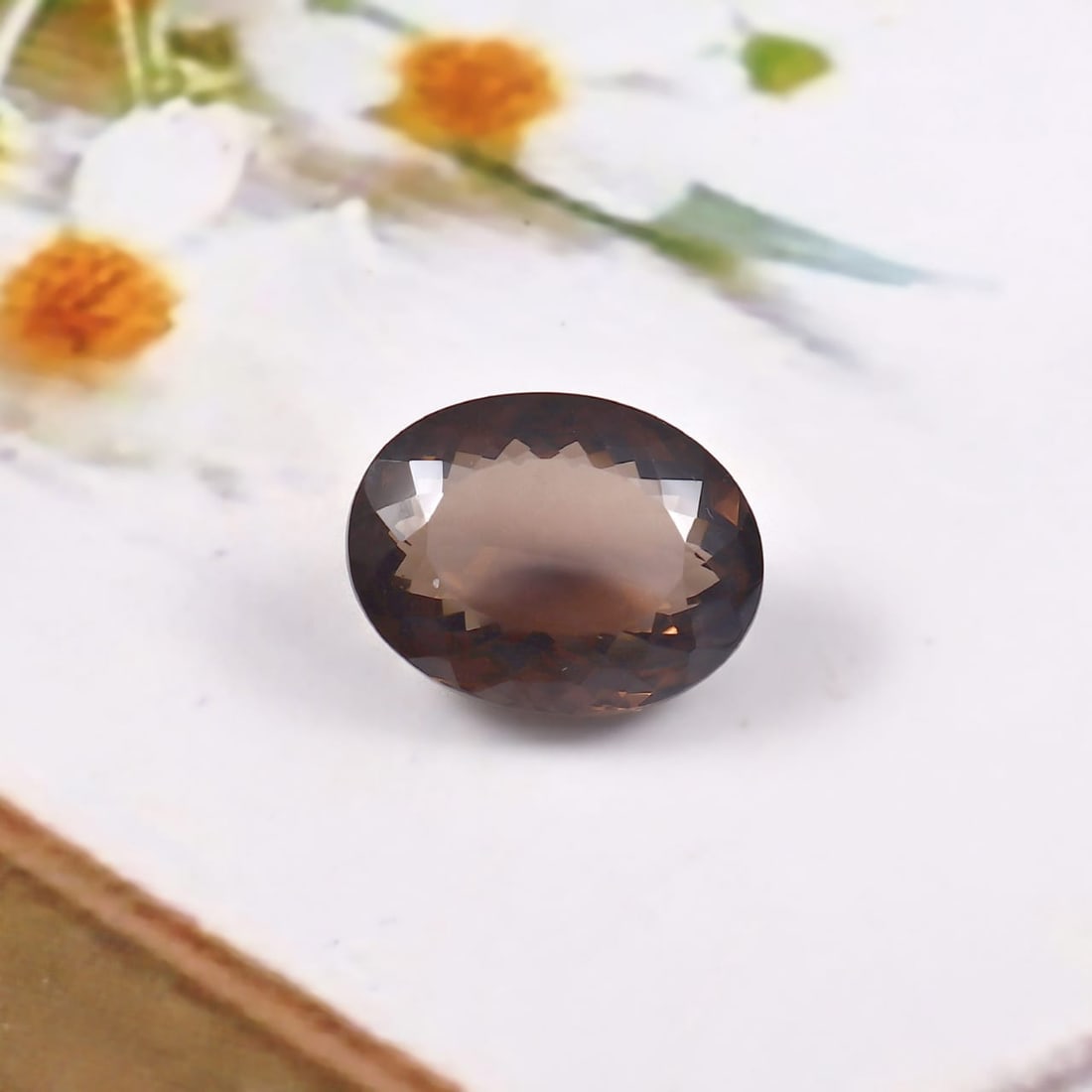 31.4 Carat Smocky Quartz Loss Gemstone - 4