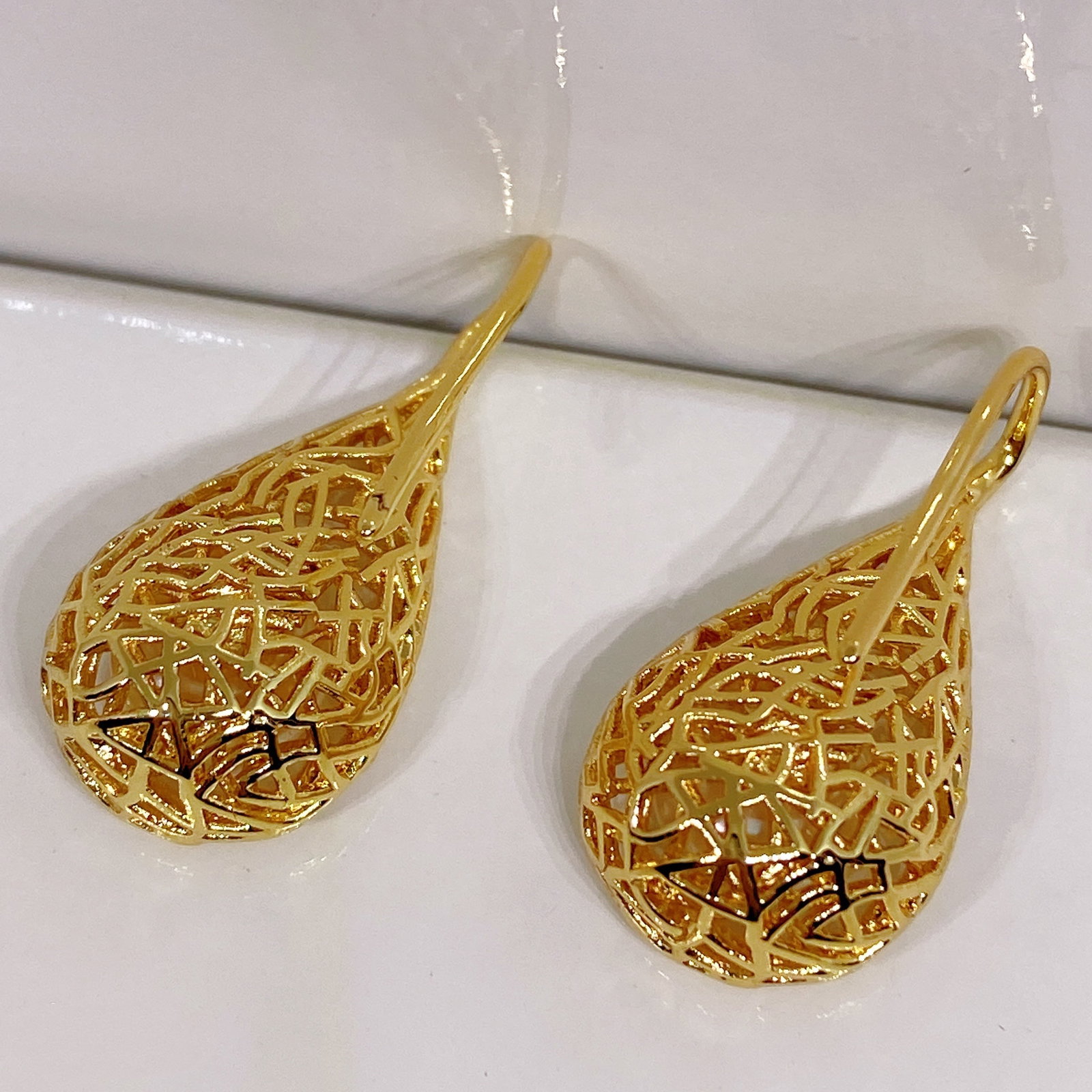 Freshwater cultured pearls Bird's Nest designed silver earrings - 2