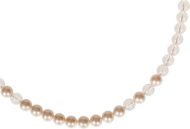 Yves Saint Laurent Lucite and Simulated Pearl Bead Necklace - 6