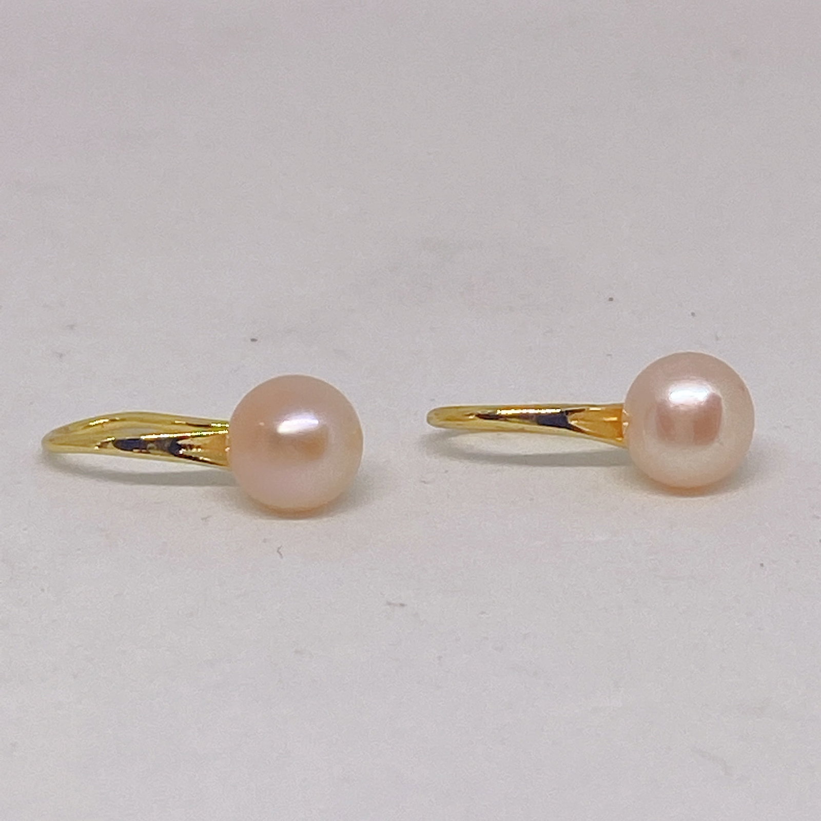 Freshwater cultured pearls high heels designed silver earrings - 3