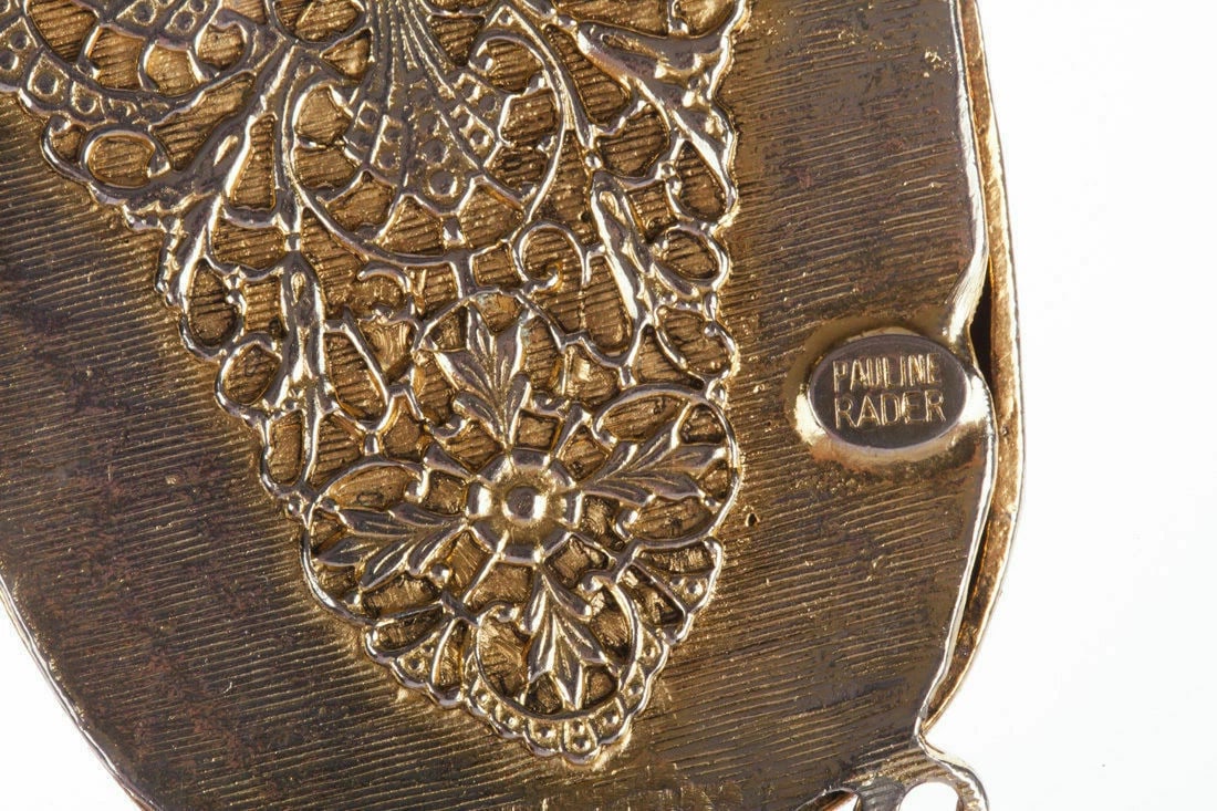 Pauline Rader Etruscan Style Pendant Necklace - 7