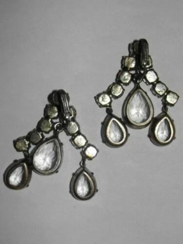 Chromium Paste Chandelier Earrings - 4