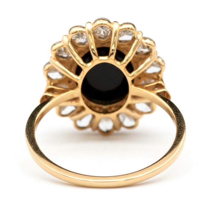 7.91 Ct Oval Sapphire 9K Gold Ring - 3