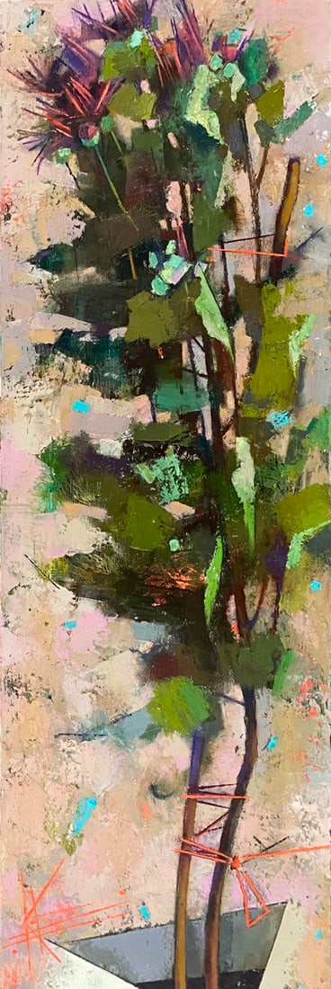 Abstract Oil painting Chrysantemums Oksana Kyrylenko: 166KOR Painter: Oksana Kyrylenko S?ze: 75x25 cm/29,52x9,84 inches Components: oil, canvas, Original painting from our collection ERA:2025 Oksana Ivanivna was born on May 11, 1961 in the city of Cherni