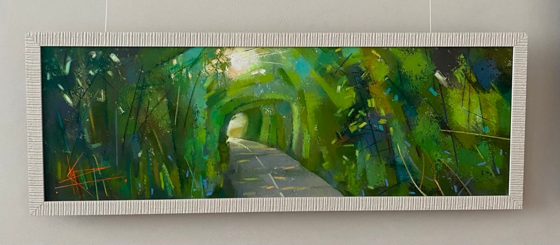 Abstract Oil painting Summer trip Oksana Kyrylenko - 2