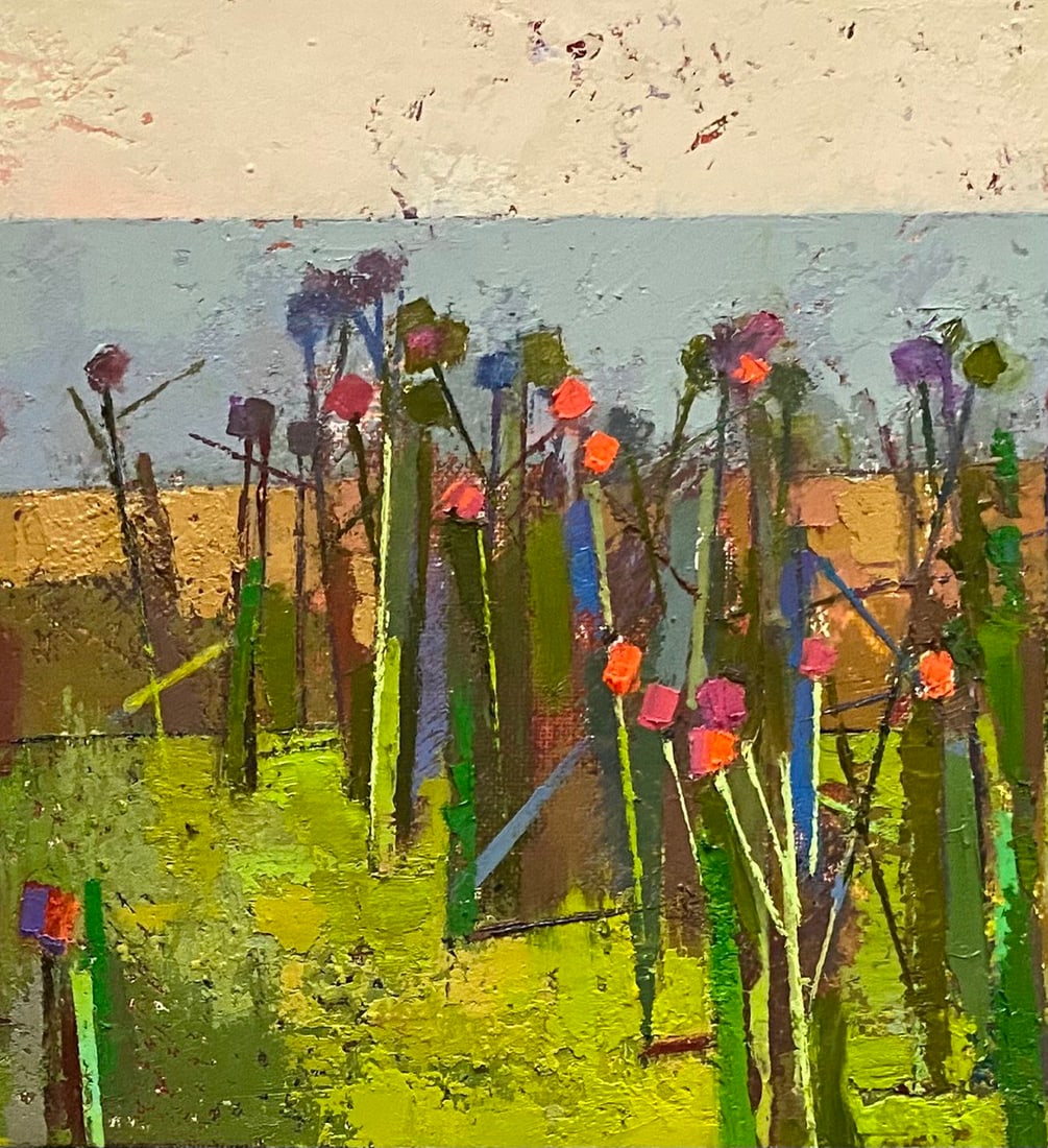 Abstract Oil painting Coast Oksana Kyrylenko - 5