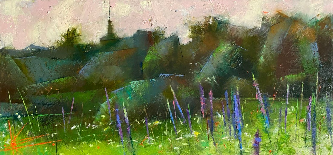 Abstract Oil painting Summer Oksana Kyrylenko - 2