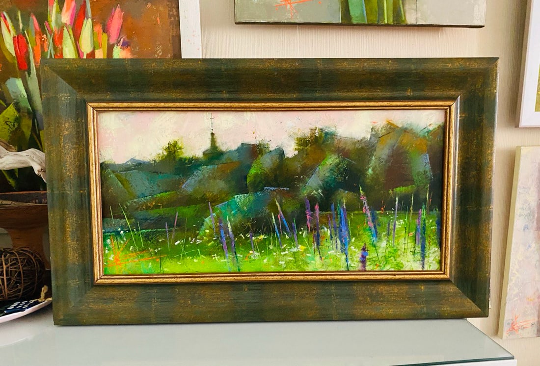 Abstract Oil painting Summer Oksana Kyrylenko - 3