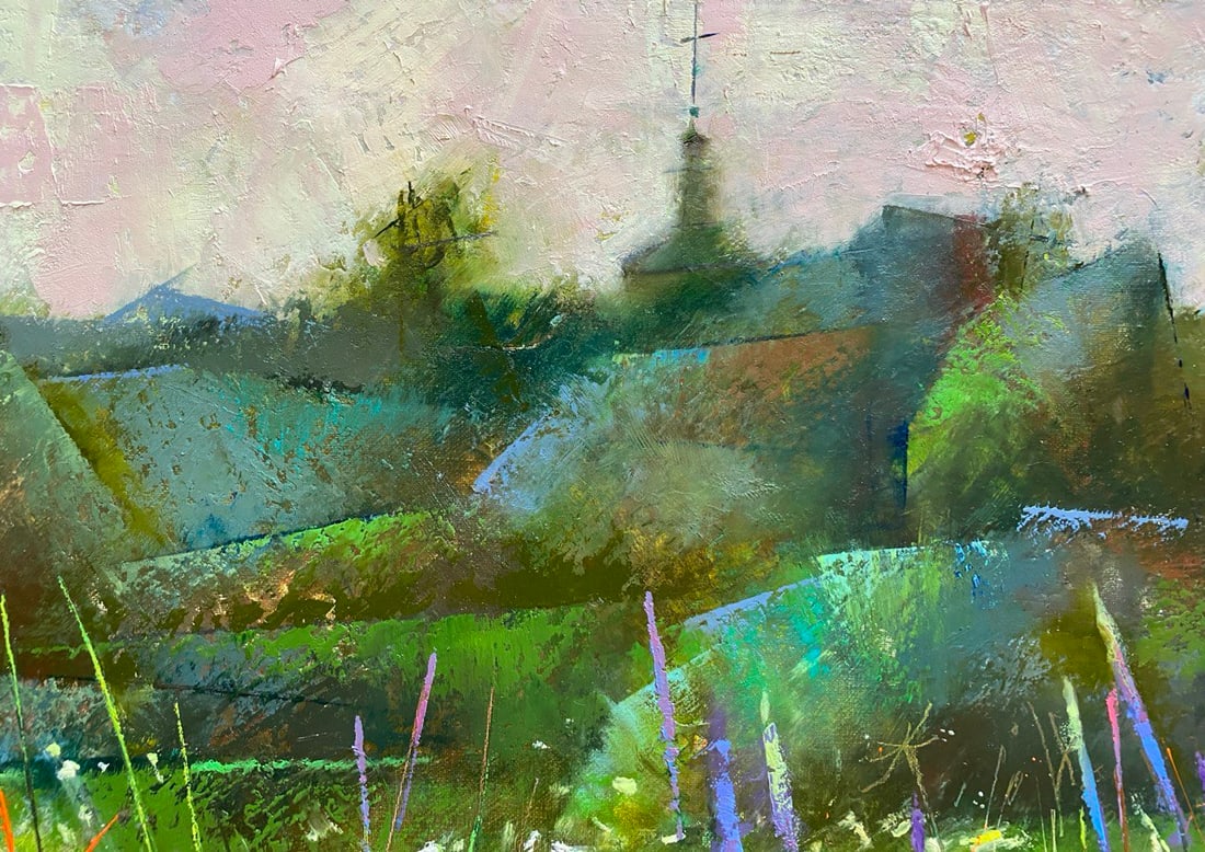 Abstract Oil painting Summer Oksana Kyrylenko - 4