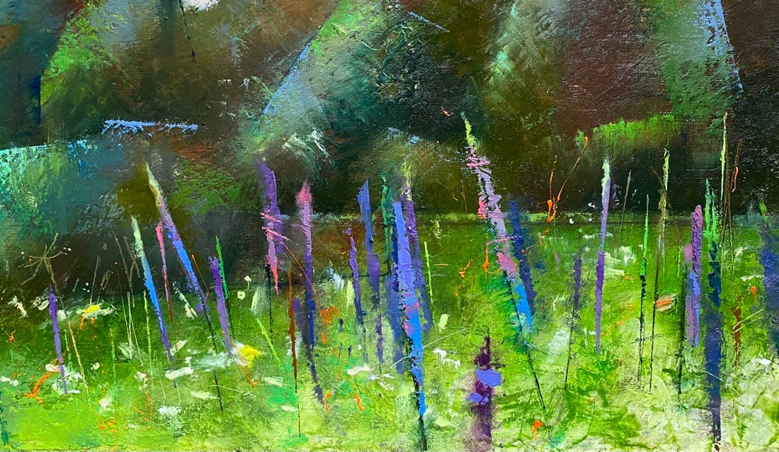 Abstract Oil painting Summer Oksana Kyrylenko - 6