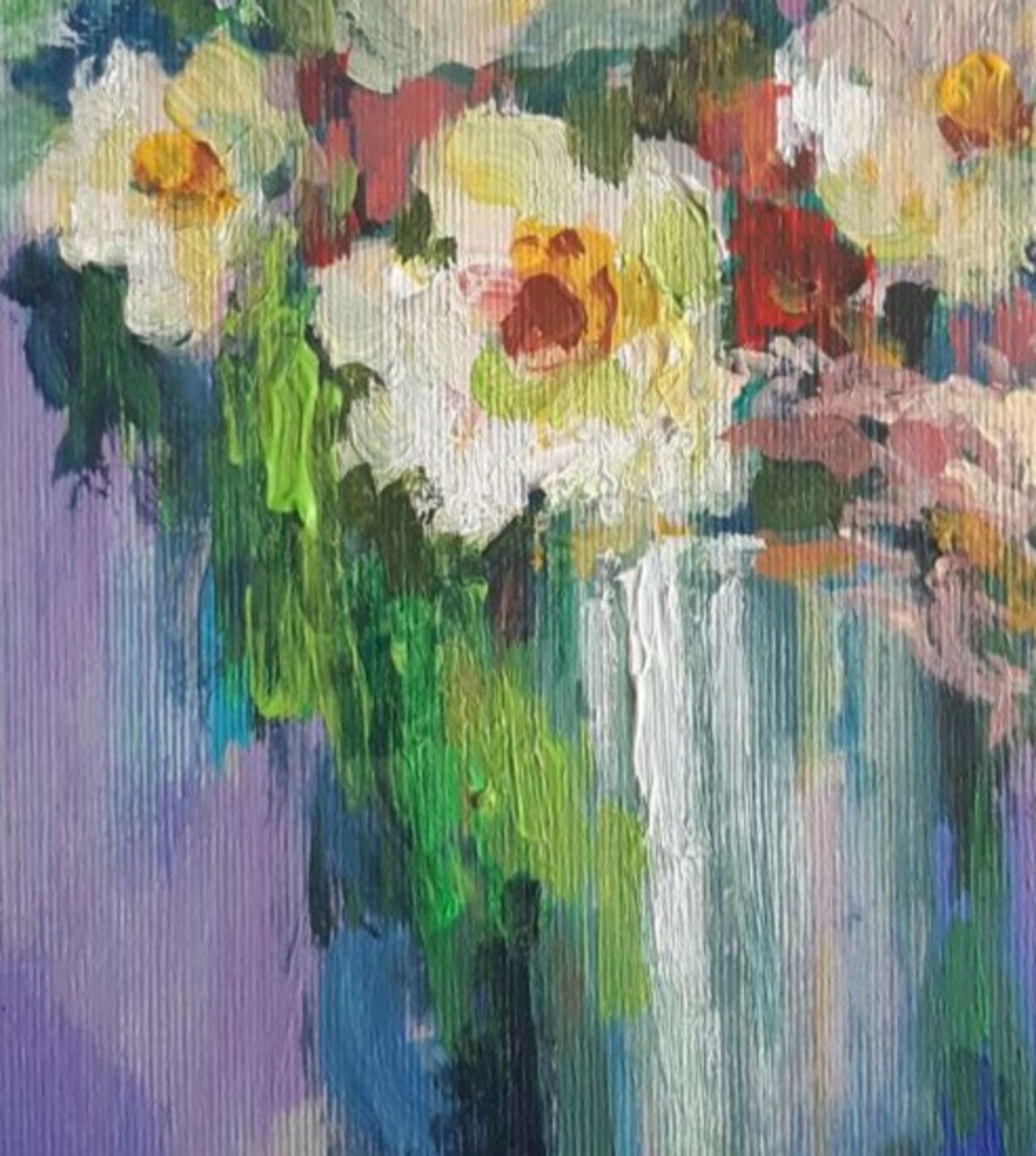 Acrylic painting Bouquet Vyacheslav Petrovich Babac - 4