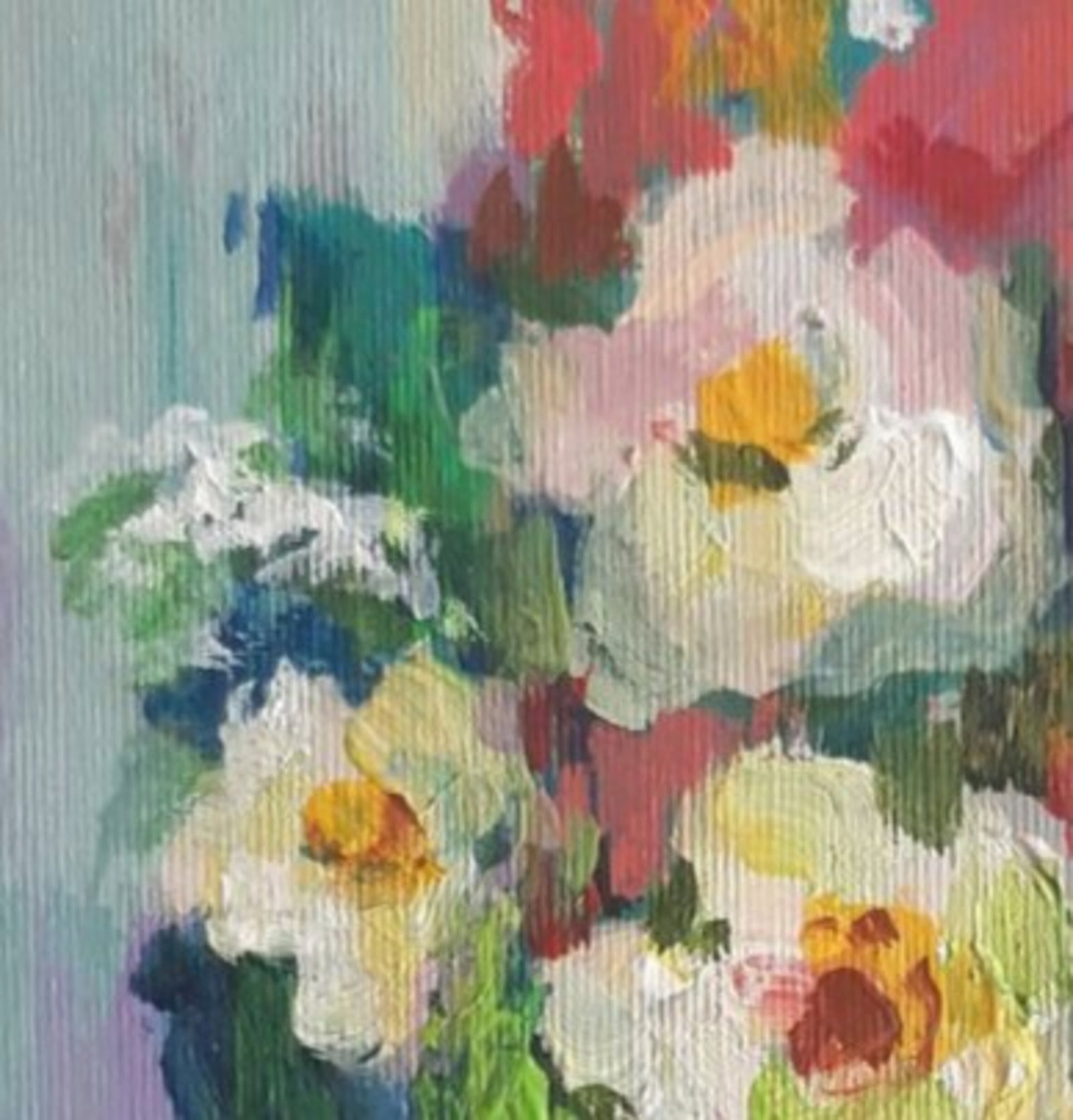 Acrylic painting Bouquet Vyacheslav Petrovich Babac - 5