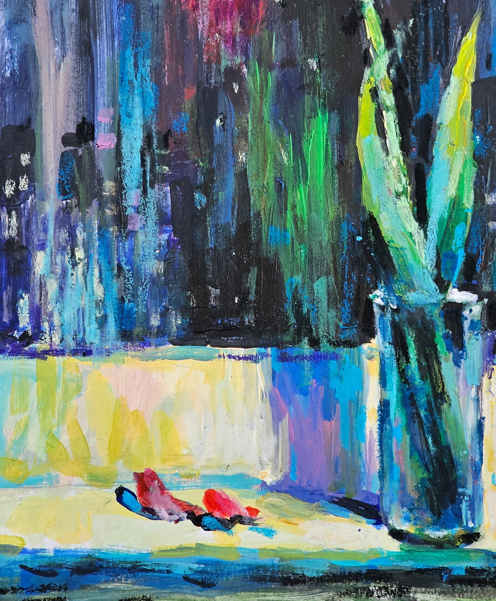 Acrylic painting Tulip Vyacheslav Petrovich Babac - 5